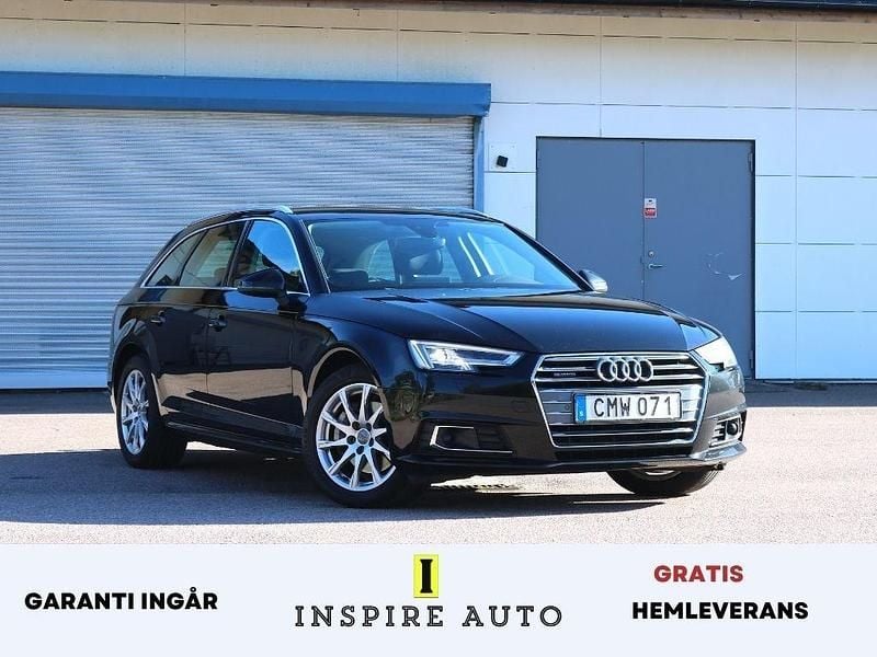 Svart Begagnad 2018 Audi A4 Comfort Kombi | 204 900 kr (Marknadspris) - Bild 1/4