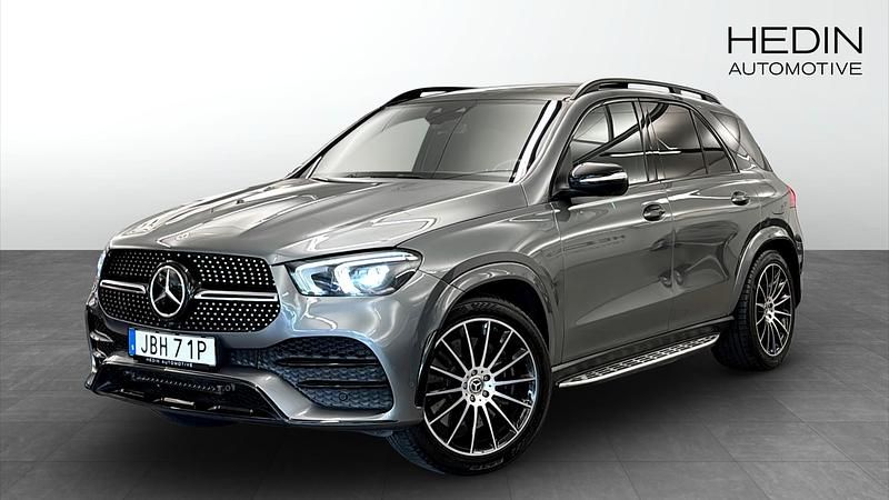 Grå (grey) Begagnad 2022 Mercedes GLE350 AMG Kombi | 669 000 kr (Bra pris) - Bild 1/4