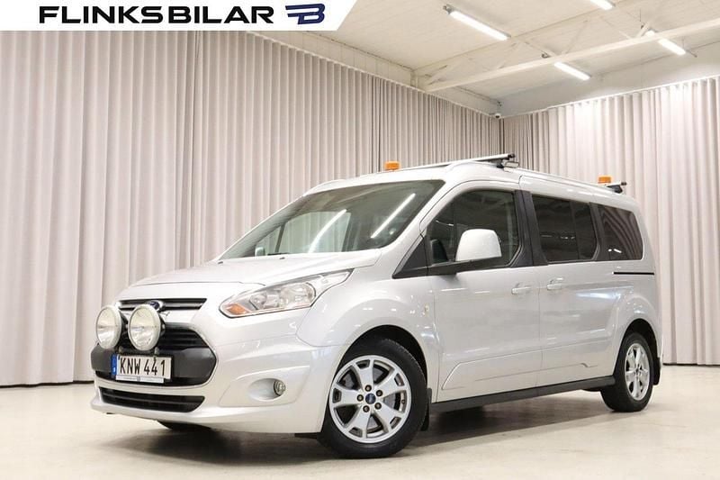 Grå Begagnad 2014 Ford Tourneo Connect SE Minibuss | 199 900 kr - Bild 1/4