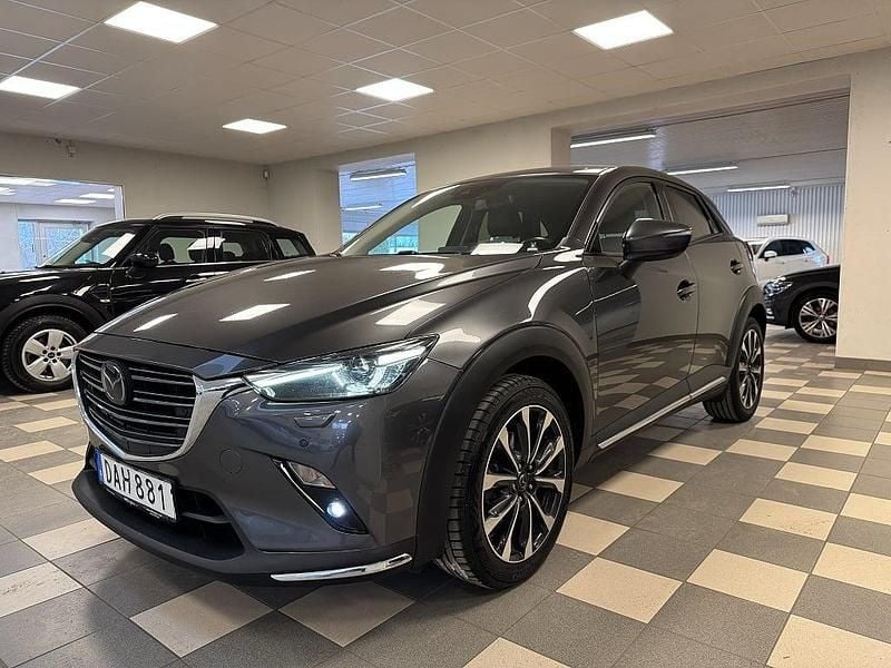 Grå Begagnad 2018 Mazda CX-3 SUV | 138 900 kr (Bra pris) - Bild 1/4