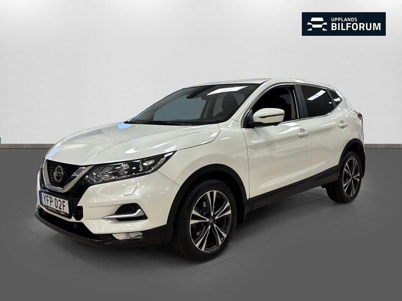 Vit Begagnad 2019 Nissan Qashqai N-Connecta SUV | 179 000 kr (Bra pris) - Bild 1/4