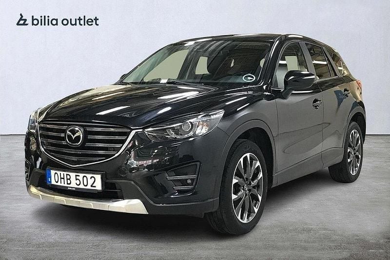 Svart Begagnad 2016 Mazda CX-5 SUV | 189 900 kr (Marknadspris) - Bild 1/3