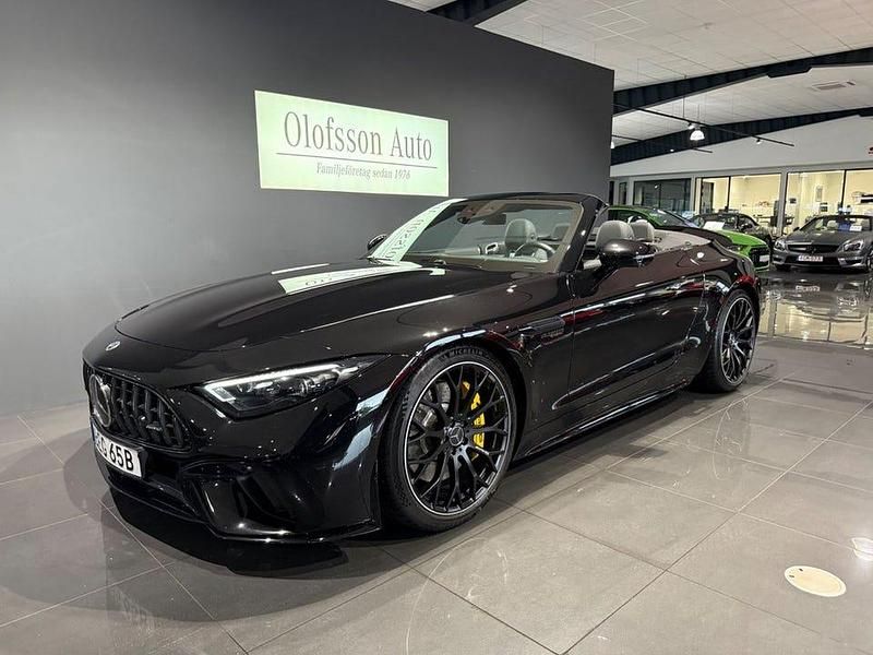 Svart Begagnad 2022 Mercedes SL63 AMG AMG Cab | 1 490 000 kr - Bild 1/4