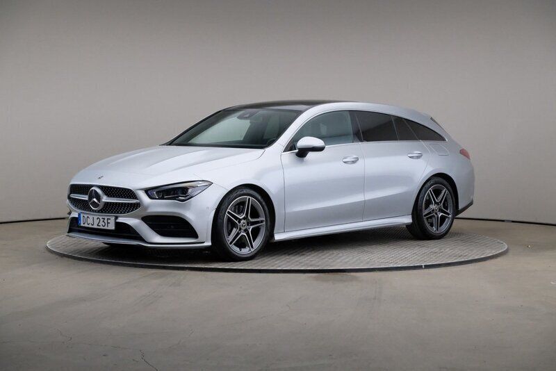 Silver Begagnad 2021 Mercedes CLA200 Shooting Brake Premium Kombi | 269 000 kr - Bild 1/4