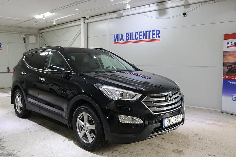 Begagnad Hyundai Santa Fe Premium 197 HK (144 kW) 2015 Svart SUV