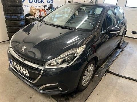 Begagnad Peugeot 208 82 HK (60 kW) 2017 Mörkgrå Halvkombi