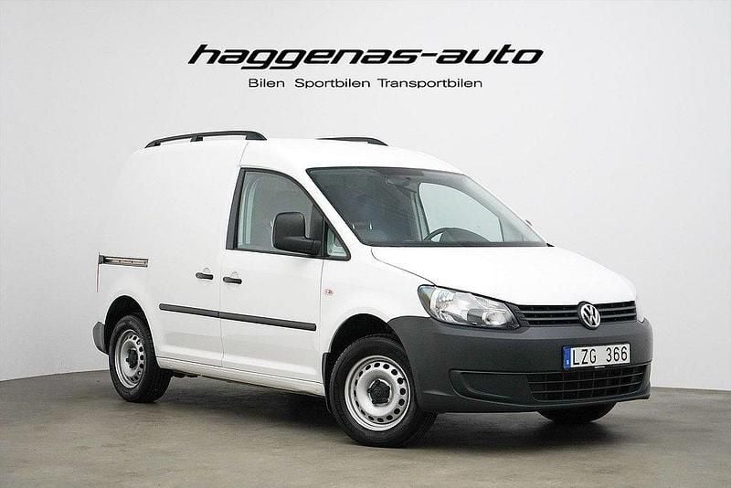 Vit Begagnad 2012 VW Caddy Minibuss | 79 000 kr (Lite dyr) - Bild 1/4