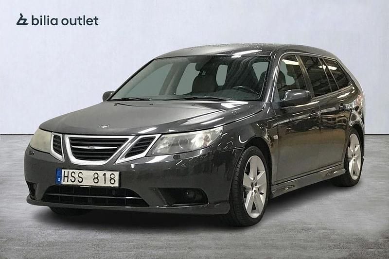 Grå Begagnad 2009 Saab 9-3 Kombi | 49 900 kr (Marknadspris) - Bild 1/4