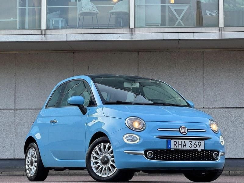 Begagnad 2017 Fiat 500 Lounge Halvkombi | 89 900 kr (Marknadspris) - Bild 1/4