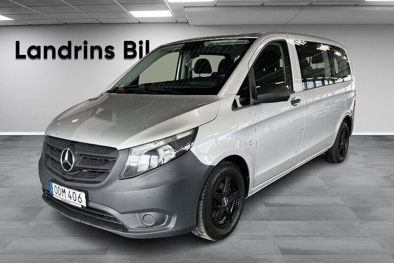 Silver Begagnad 2016 Mercedes Vito Minibuss | 249 900 kr - Bild 1/4