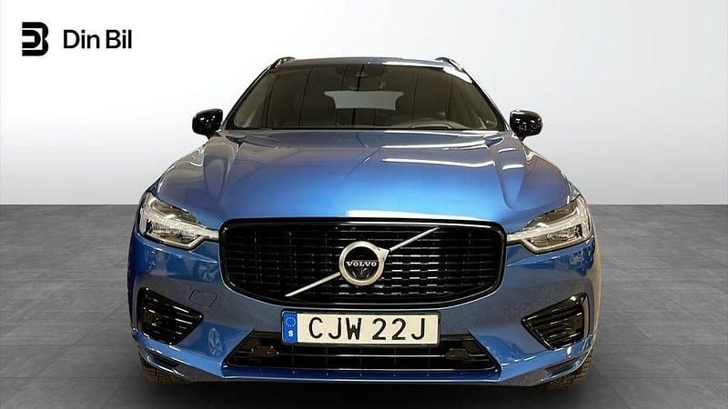 Begagnad Volvo XC60 R-Design 253 HK (186 kW) 2021 Blå SUV