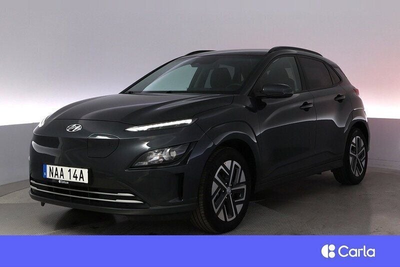 Grå Begagnad 2022 Hyundai Kona Essential SUV | 194 900 kr (Marknadspris) - Bild 1/4