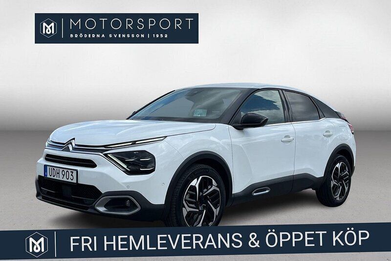 Vit Begagnad 2023 Citroën C4 Halvkombi | 214 900 kr (Marknadspris) - Bild 1/3