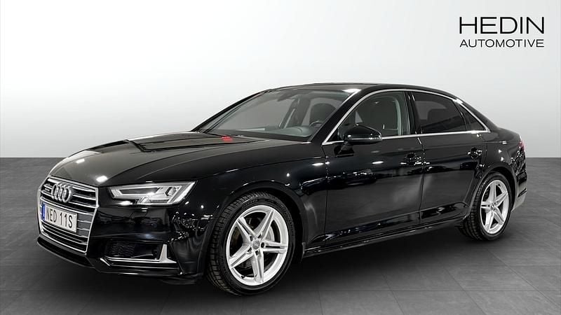 Begagnad Audi A4 Sport 190 HK (139 kW) 2019 Svart (black) Sedan