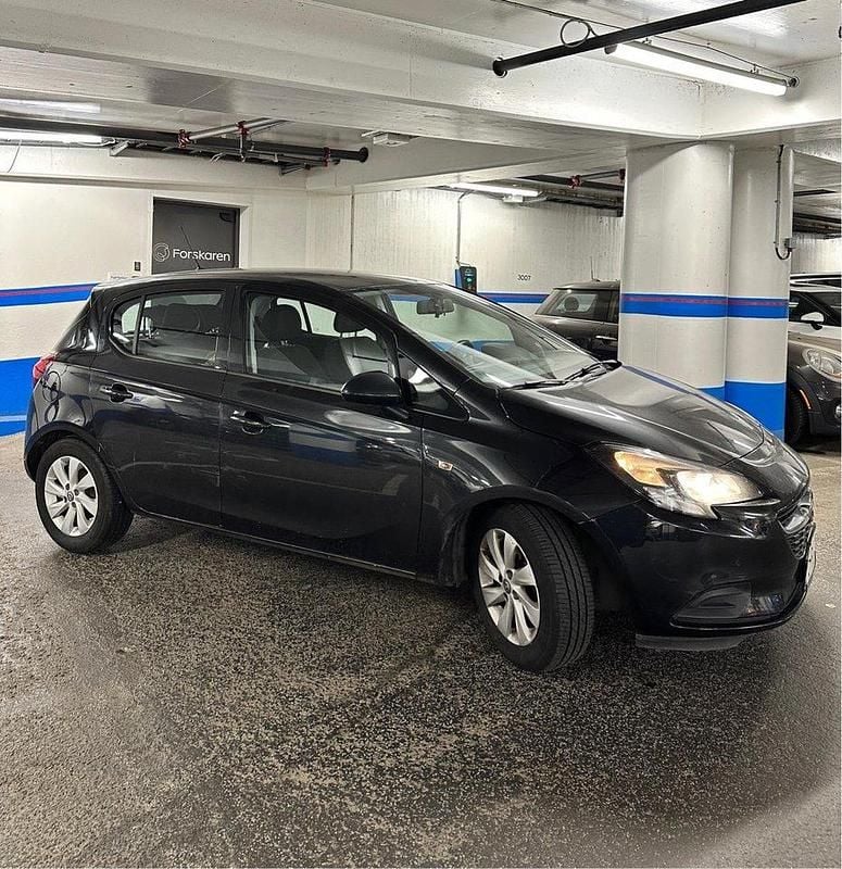 Svart Begagnad 2016 Opel Corsa Enjoy Halvkombi | 89 990 kr (Marknadspris) - Bild 1/4