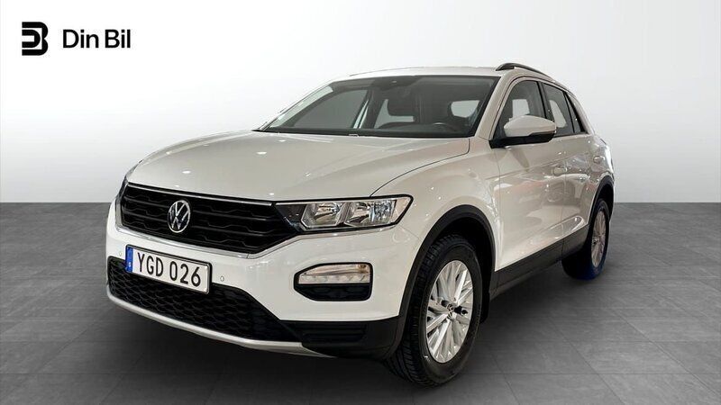 Vit (pure white) Begagnad 2021 VW T-Roc Style SUV | 209 900 kr (Superpris) - Bild 1/4