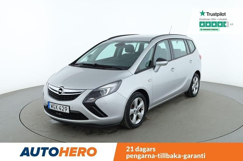 Grå Begagnad 2014 Opel Zafira Tourer Enjoy Minibuss | 119 000 kr (Marknadspris) - Bild 1/4
