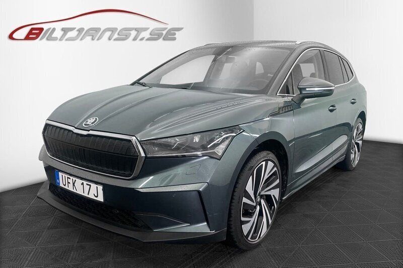 Grå Begagnad 2021 Skoda Enyaq iV Drive SUV | 359 900 kr (Superpris) - Bild 1/4