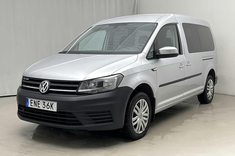Silver Begagnad 2020 VW Caddy Maxi Life Life Minibuss | 119 000 kr - Bild 1/4