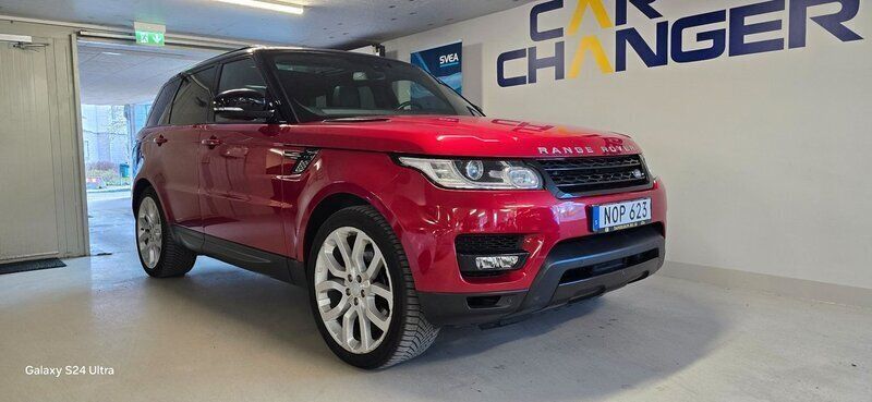 Röd Begagnad 2015 Land Rover Range Rover Sport SUV | 259 900 kr (Superpris) - Bild 1/4