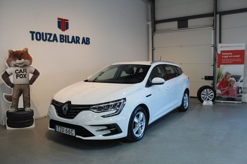 Vit Begagnad 2021 Renault Mégane GrandTour Kombi | 154 900 kr (Marknadspris) - Bild 1/4