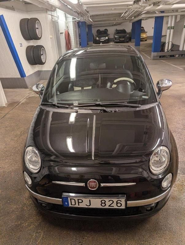 Svart Begagnad 2012 Fiat 500 | 49 000 kr (Marknadspris) - Bild 1/4