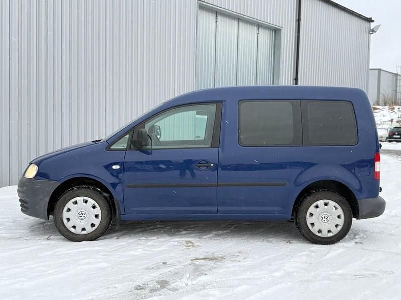 Begagnad VW Caddy 80 HK (58 kW) 2007 Blå Minibuss