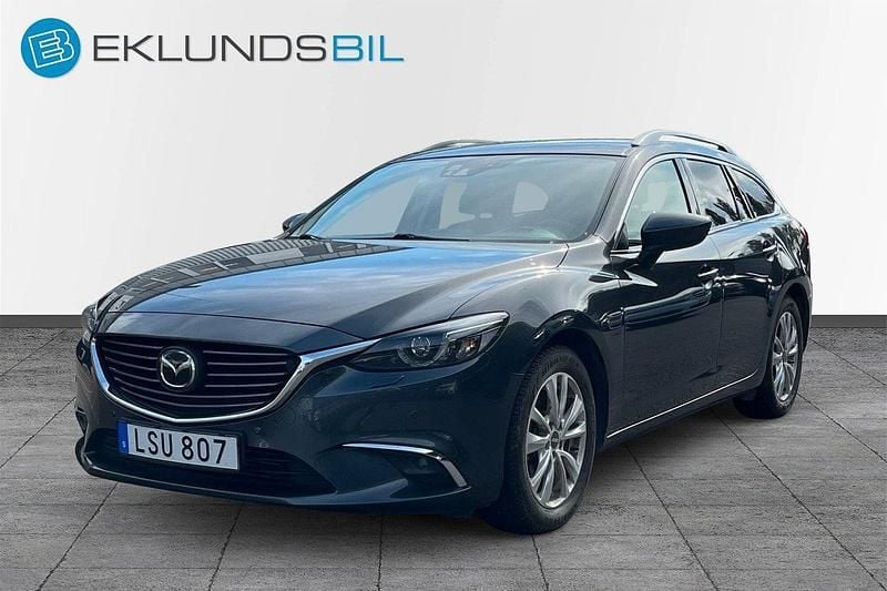 Grå Begagnad 2014 Mazda 6 Optimum Kombi | 179 900 kr (Lite dyr) - Bild 1/4