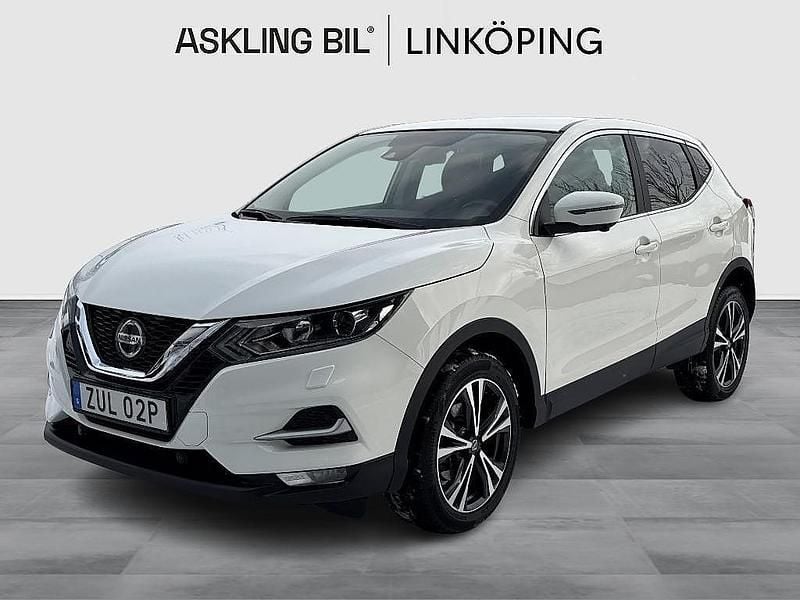 Vit Begagnad 2021 Nissan Qashqai 360º SUV | 199 000 kr (Bra pris) - Bild 1/4