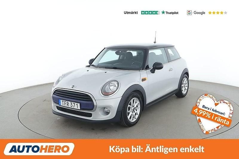 Silver Begagnad 2017 Mini Cooper Pepper Halvkombi | 101 000 kr (Bra pris) - Bild 1/4