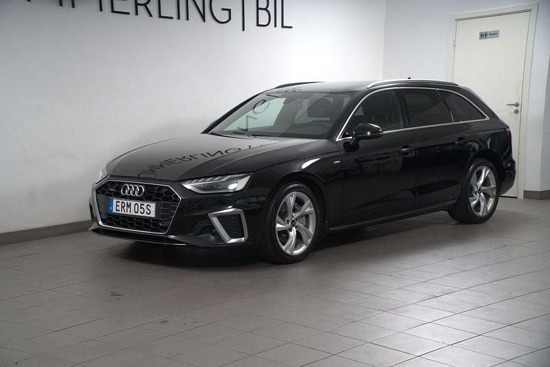 Svart Begagnad 2022 Audi A4 S-Line Kombi | 339 900 kr (Bra pris) - Bild 1/4