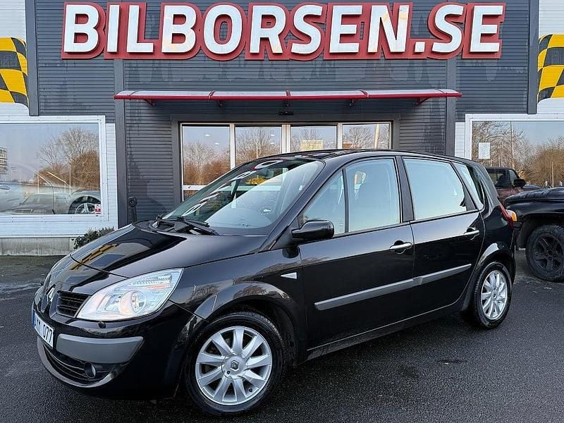 Svart Begagnad 2008 Renault Scénic II Minibuss | 34 000 kr (Marknadspris) - Bild 1/4