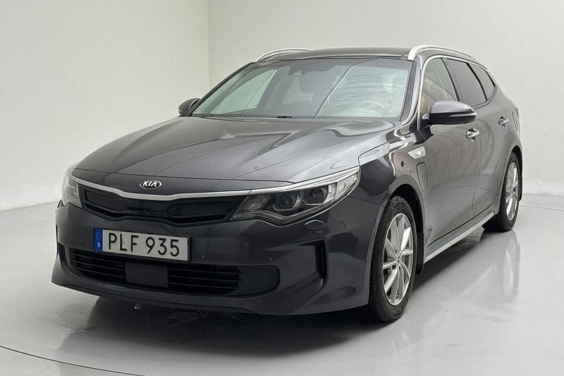 Grå Begagnad 2018 Kia Optima Advance Kombi | 166 000 kr (Marknadspris) - Bild 1/4