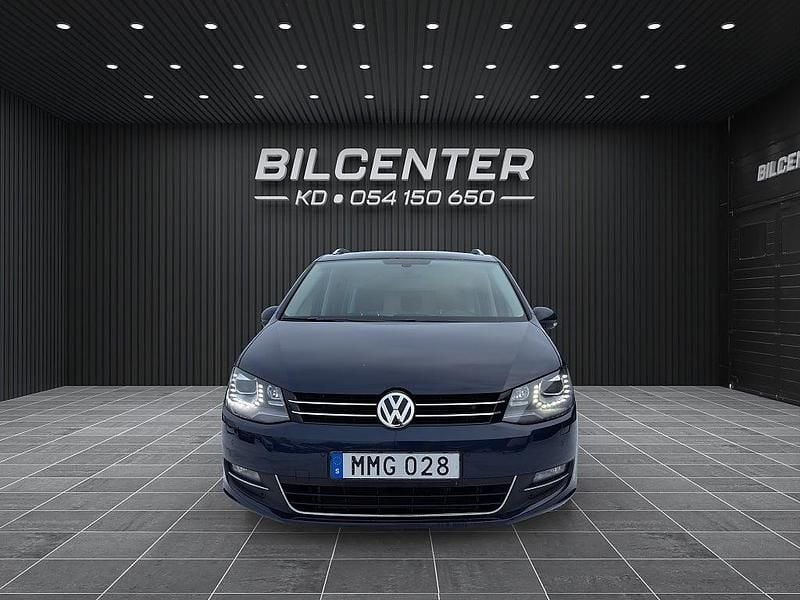 Begagnad VW Sharan GT 184 HK (135 kW) 2017 Blå Minibuss