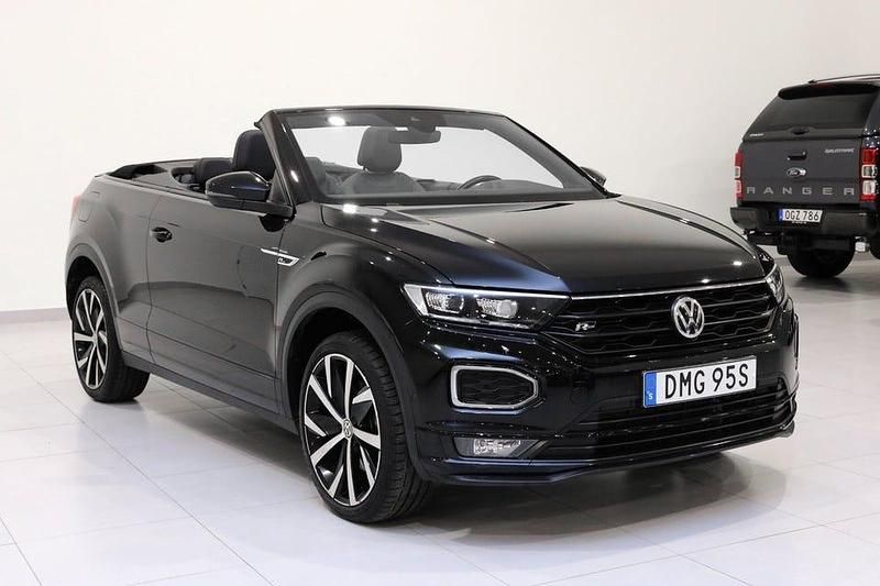 Svart Begagnad 2020 VW T-Roc R-line SUV | 319 900 kr - Bild 1/4