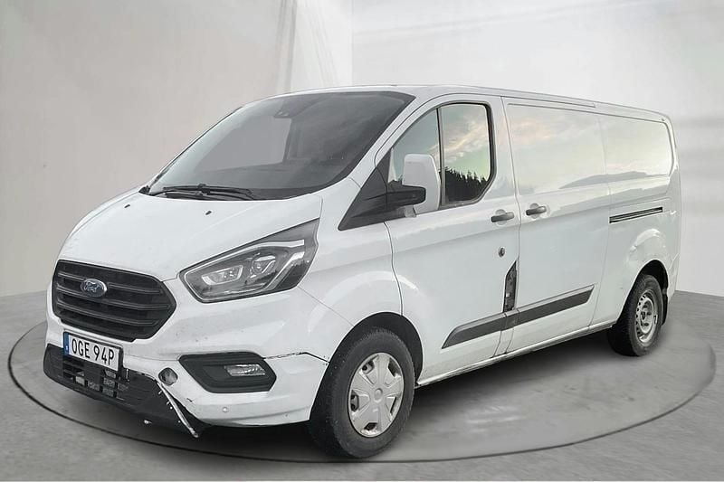 Vit Begagnad 2021 Ford Transit Custom | 149 000 kr (Marknadspris) - Bild 1/4