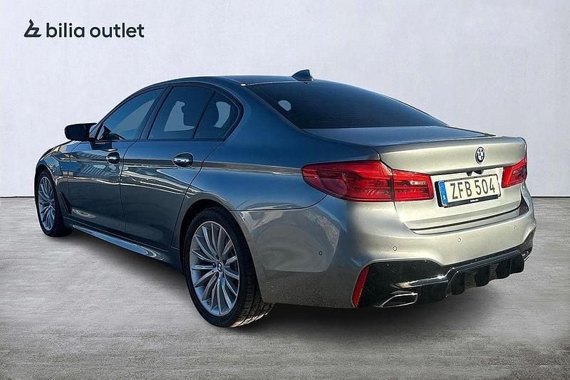 Begagnad BMW 540 M Sport 320 HK (235 kW) 2018 Blå Sedan