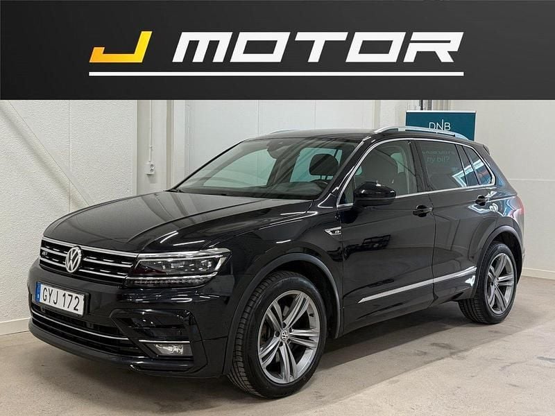 Svart Begagnad 2018 VW Tiguan R-line SUV | 219 900 kr (Marknadspris) - Bild 1/4