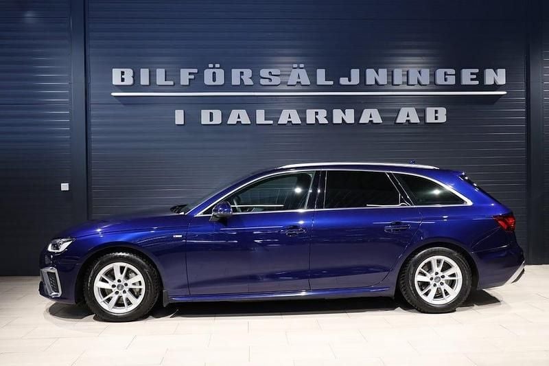 Begagnad Audi A4 S-Line 190 HK (139 kW) 2020 Blå Kombi