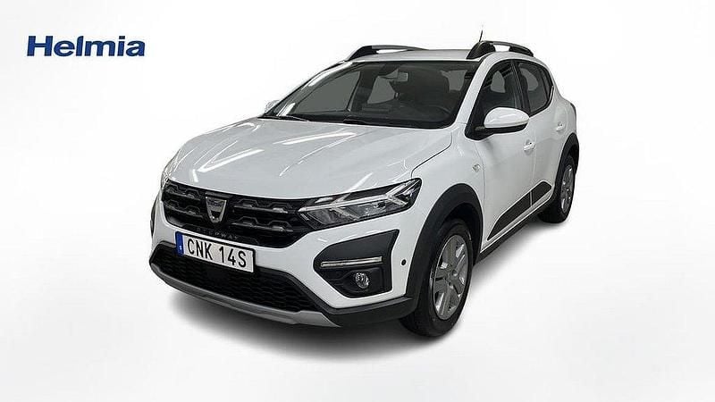 Vit Begagnad 2022 Dacia Sandero Comfort Halvkombi | 149 900 kr (Marknadspris) - Bild 1/4