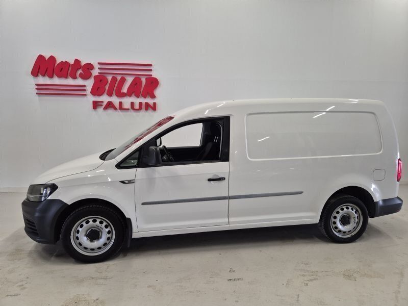 Vit Begagnad 2019 VW Caddy Maxi Minibuss | 199 900 kr (Bra pris) - Bild 1/4