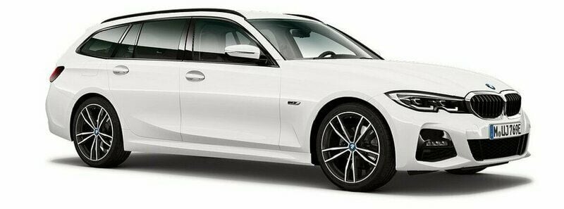 Begagnad BMW 330e M Sport 292 HK (214 kW) 2021 Vit Kombi