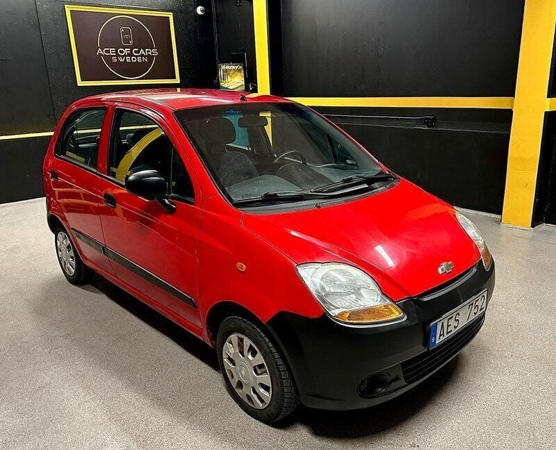 Röd Begagnad 2006 Chevrolet Matiz Halvkombi | 15 990 kr (Marknadspris) - Bild 1/4
