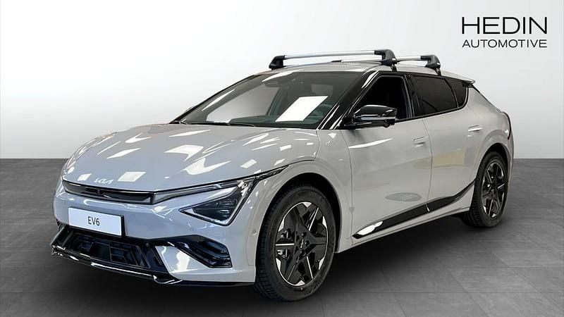 Grå (grey) Ny 2025 Kia EV6 GT-Line SUV | 710 400 kr (Dyr) - Bild 1/4