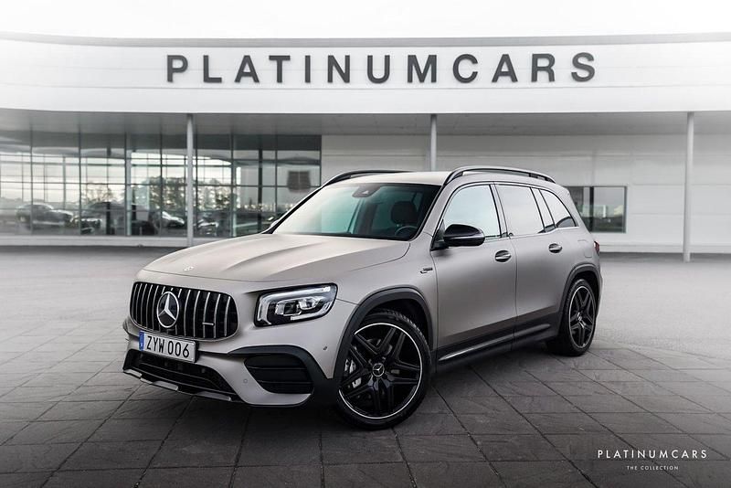 Vit Begagnad 2022 Mercedes GLB35 AMG SUV | 539 000 kr - Bild 1/4