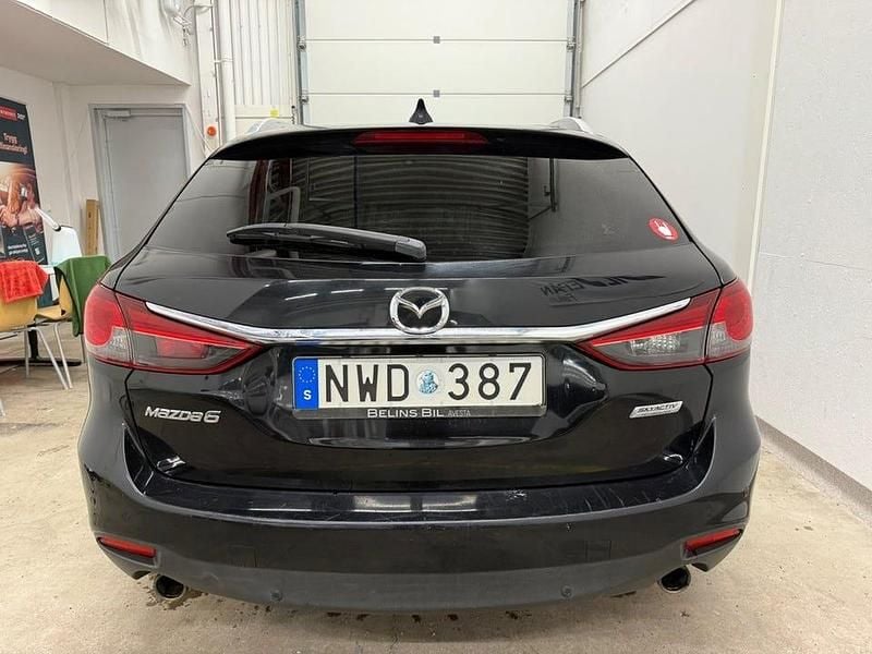 Begagnad Mazda 6 165 HK (121 kW) 2013 Svart metallic Kombi