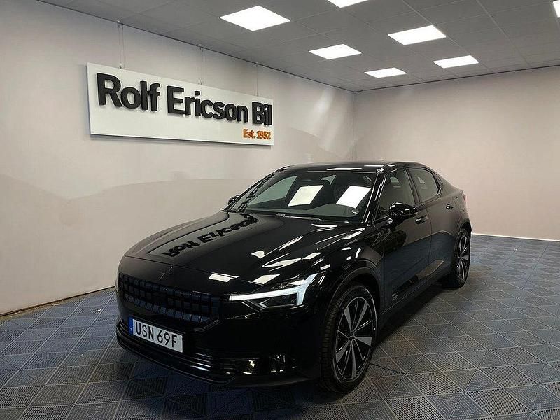 Svart Begagnad 2022 Polestar 2 Standard Range Single Motor Sedan | 309 500 kr (Marknadspris) - Bild 1/4