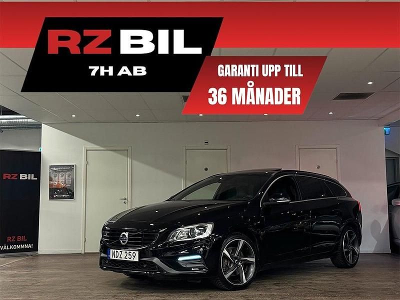 Svart Begagnad 2016 Volvo V60 R-Design Kombi | 147 900 kr (Marknadspris) - Bild 1/3