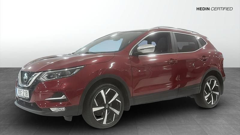 Röd Begagnad 2018 Nissan Qashqai SUV | 180 000 kr (Marknadspris) - Bild 1/4
