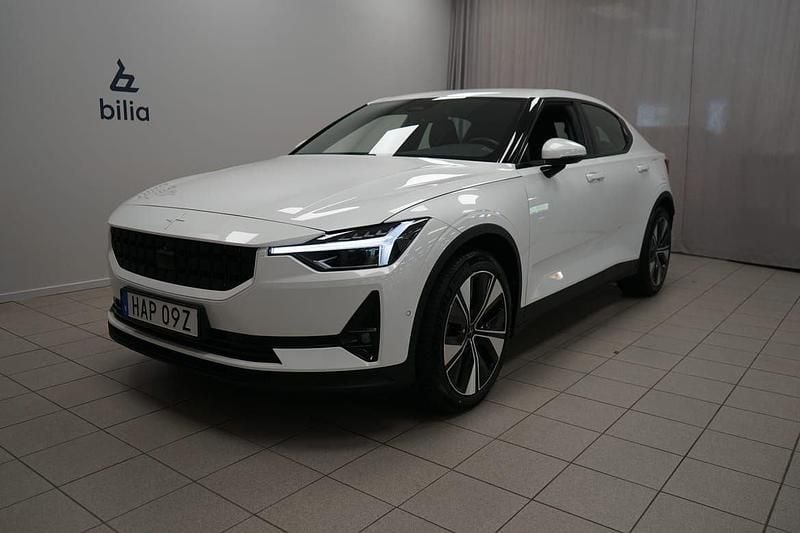 Vit Begagnad 2023 Polestar 2 Long Range Single Motor Halvkombi | 359 900 kr (Bra pris) - Bild 1/3